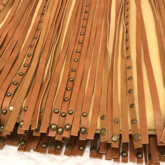 Charming Charlie Ryder Studded Fringe Handbag - Picture 6 of 16